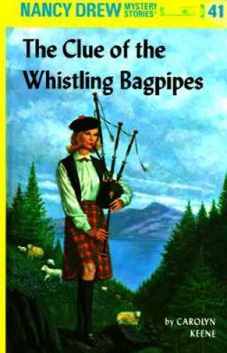 Nancy Drew 41: the Clue of the Whistling Bagpipes - Hardcover - GOOD - Picture 1 of 1