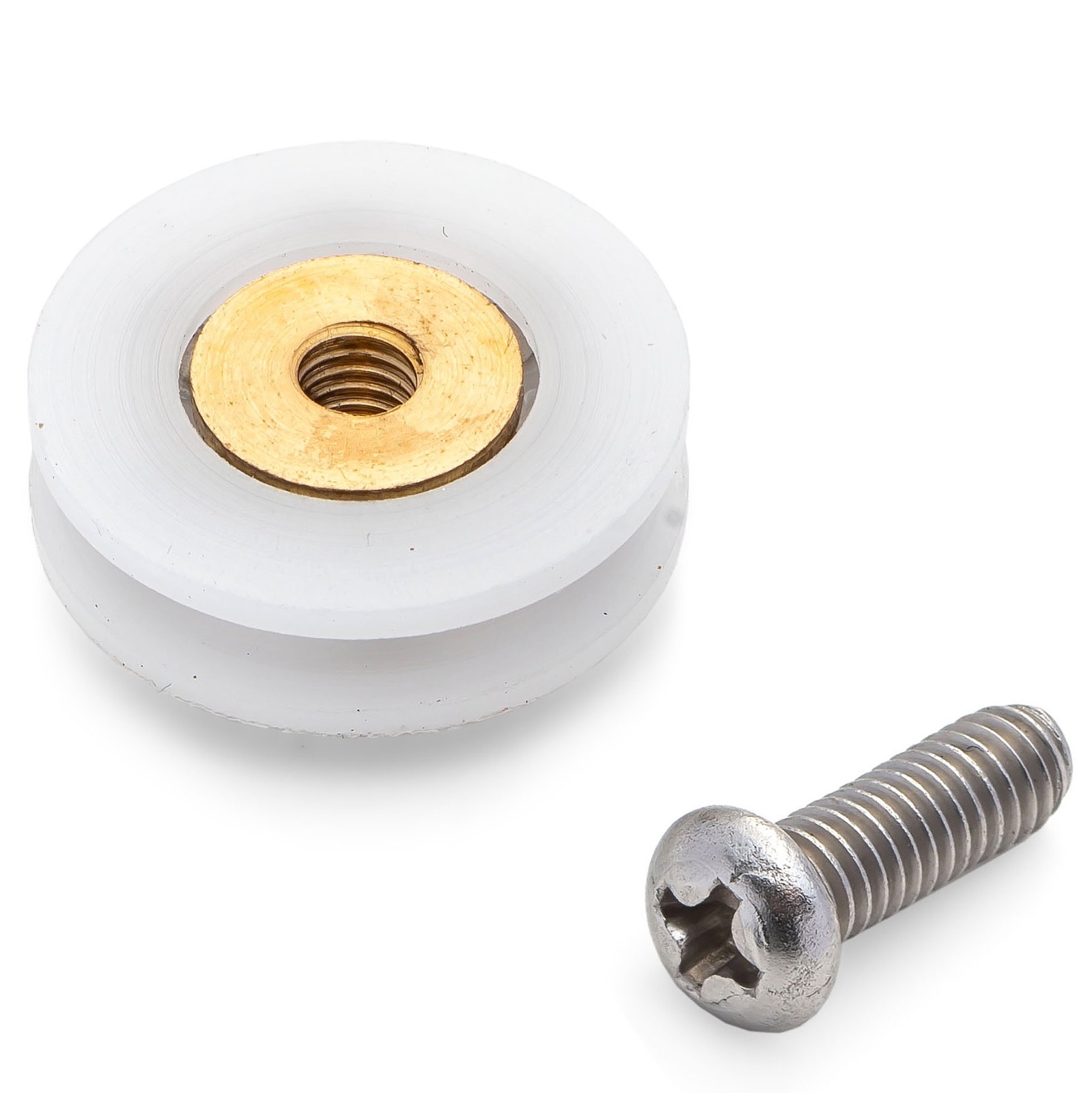 4 x Shower Door Rollers/Runners/Wheels 19mm Wheel Diameter L041 eBay