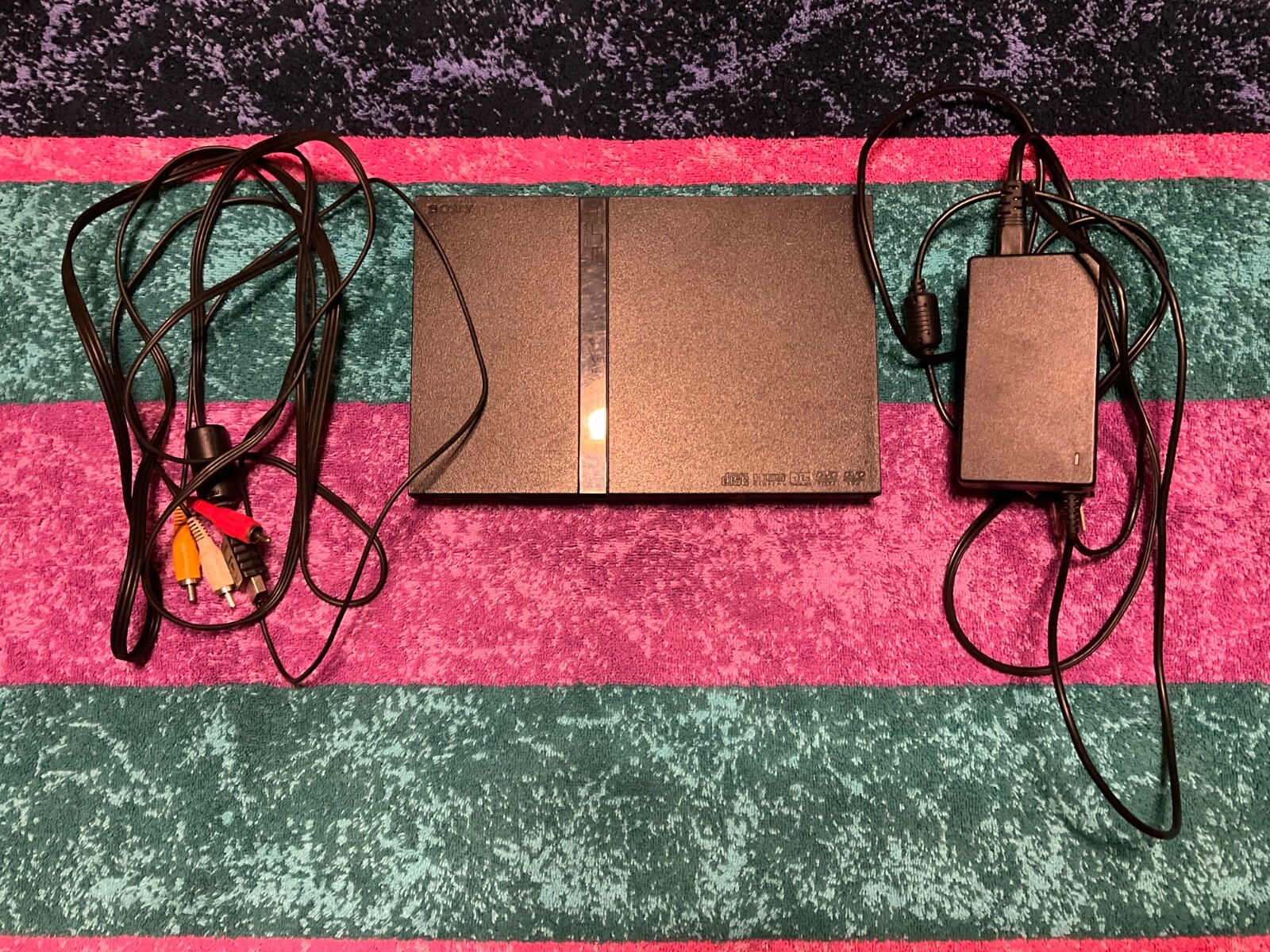 PS2 Slim Console with AV & AC Cable - Sony PlayStation 2 Ready to Play