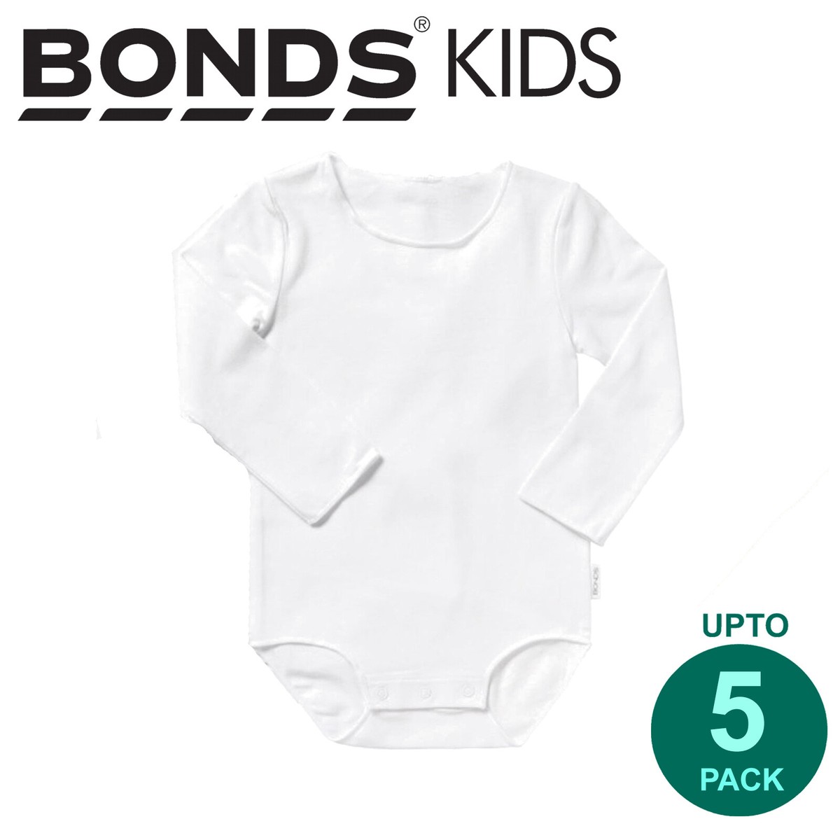 Bonds Multi Pack Baby Infant Wonderbodies Long Sleeve Bodysuit