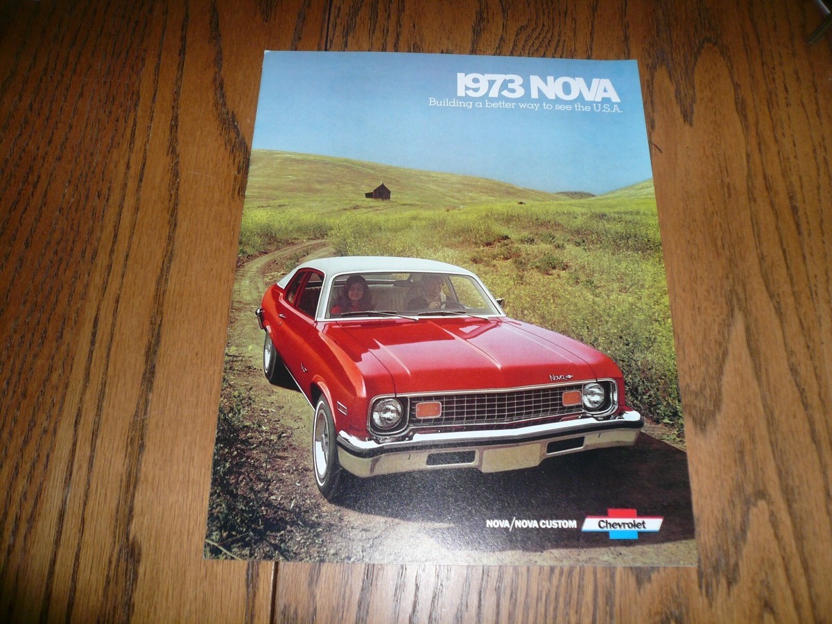 1973 Chevrolet Nova Sales Brochure - Vintage | eBay