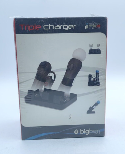 Dual Charger PS 3 Big Ben Playstation 3 Move Ladestation G628 - 第 1/3 張圖片
