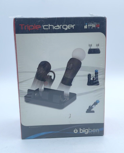 Dual Charger PS 3 Big Ben Playstation 3 Move Ladestation G628 - Afbeelding 1 van 3