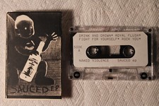 Naked Violence - Sauced US orig' private caseette PUNK hardcore TESTED