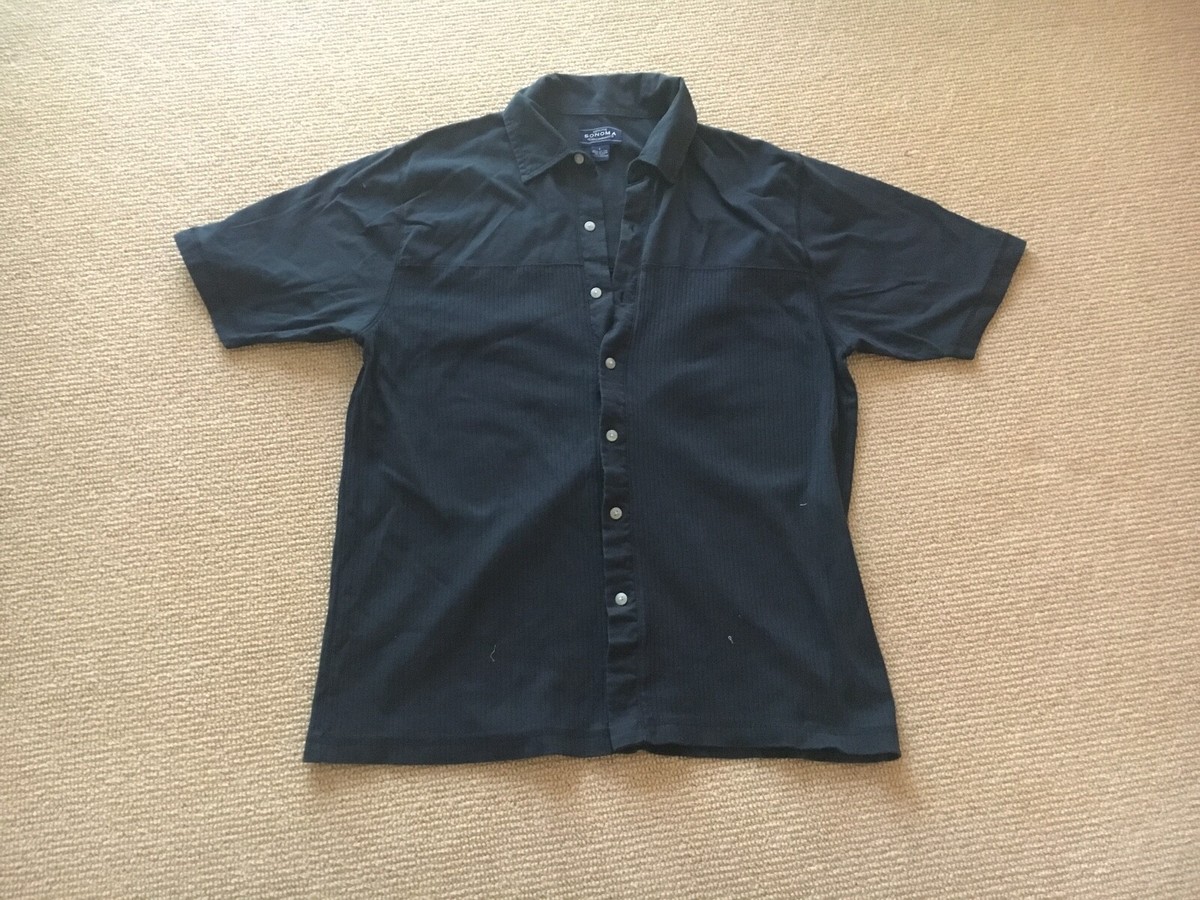 Men's Genuine Sonoma Jean Company Button Up Shirt, Size L Gently - Main Image