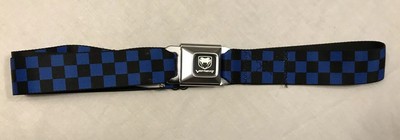 checkered seat belt belt