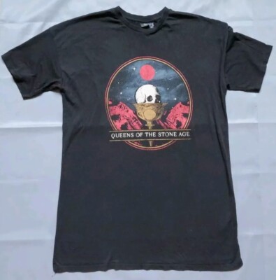 Queens Of The Stone Age Band Skull Chalice T Shirt Full Size S-5XL FH929