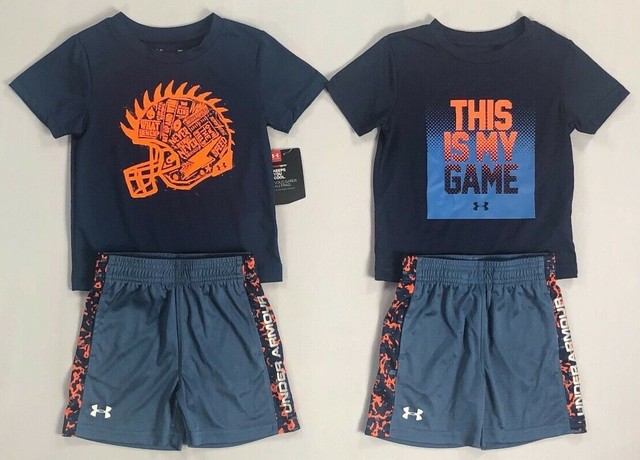 under armour short and t shirt set