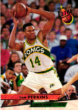 1993-94 Ultra Seattle Supersonics Basketball Card #182 Sam Perkins