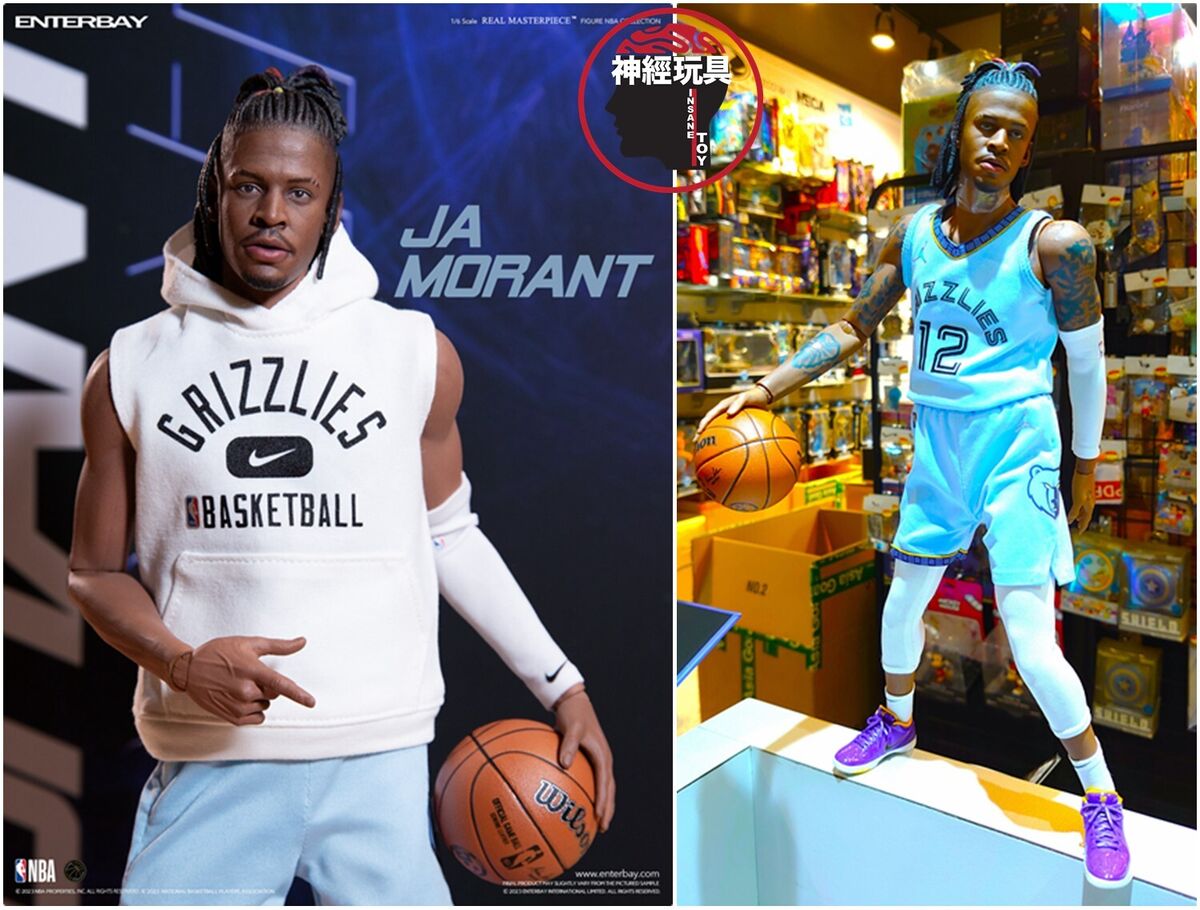 ENTERBAY NBA JA MORANT 1/6 ACTION FIGURE Memphis Grizzlies ENTERBAY NBA JA MORANT 1/6 ACTION FIGURE Memphis Grizzlies