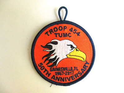 Cub Scout Pack 454 Boy Scout Troop Gainesville Florida 50th Anniversary 3'' Patch