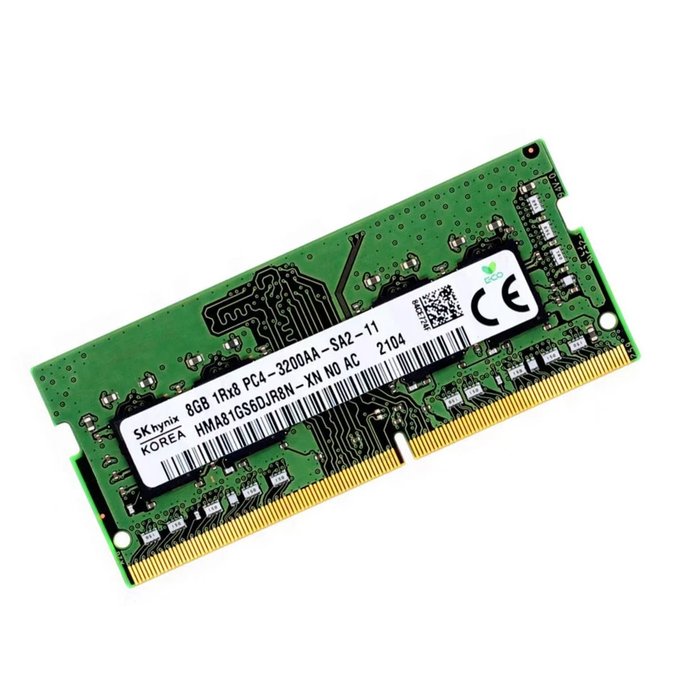 New Hynix 16GB 2X8GB DDR4 3200MHz PC4-25600 1RX8 SODIMM Memory Ram HMA81GS6CJR8N - Image 3 of 4