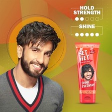 Set Wet Styling Hair Gel for Men - Shine Everyday, 50ml Light Hold, High Shine