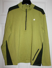 Eddie Bauer Motion Green 1/4 Zip Long Sleeve Pullover Men s Medium Shirt NWT