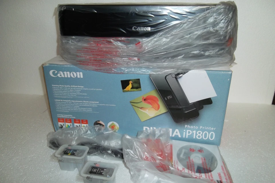 Canon PIXMA iP1800 Photo Printer 1200dpi 4x6 Exif Print USB PC/Mac 1855B002 NEW - Image 3 of 4