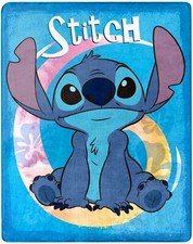 Lilo  Stitch Ohana Summer Throw blanket measures 40 x 50 inches