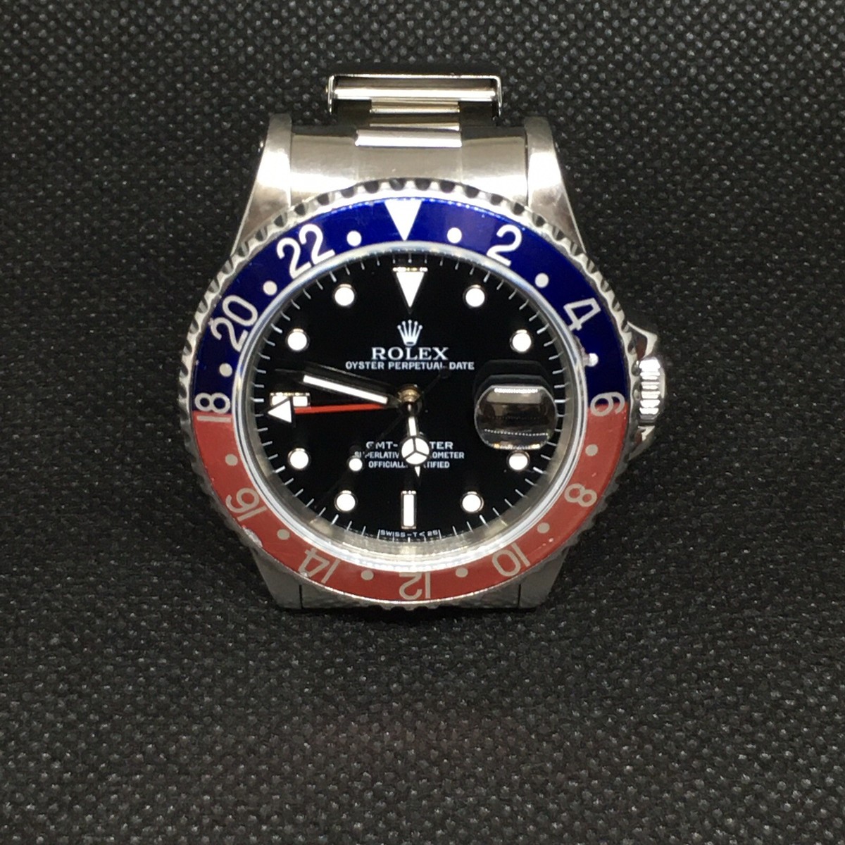 1987 Rolex GMT Master Pepsi Vintage Watch 16700 Factory Original