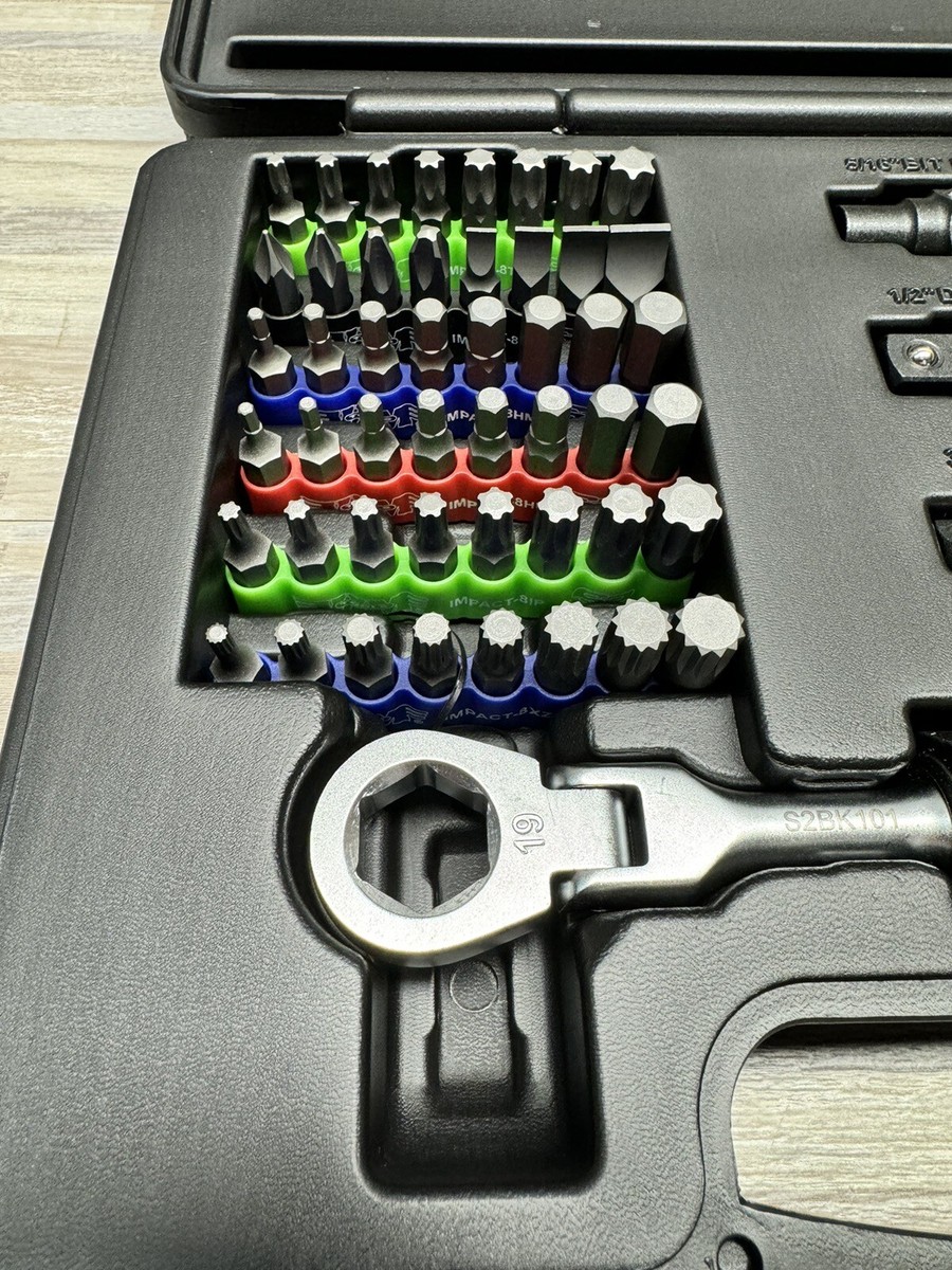 VIM Tools 52pc Shake 2 Break Set .401 Shank w/ 5/16 Hex Impact
