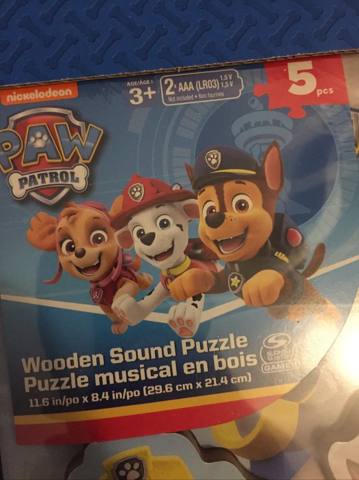Набор из 5 игр PAW Patrol Mega игрушка детская головоломка домино большие карты дерево  - Изображение 4 из 4