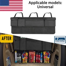 Car Trunk Organizer Oxford Interior Accessories Back Seat 4 Pocket Storage Bag