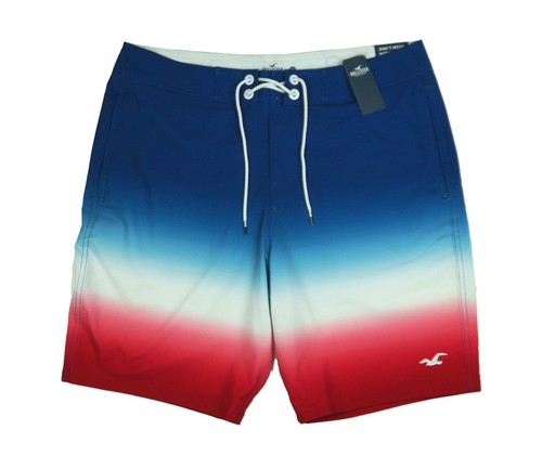 Nuovo da Uomo Hollister Nuoto Pantaloncini Surf W34 \