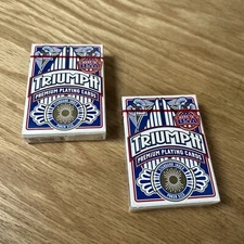 Triumph premium playing cards standard index poker size Lot of 2 boxes