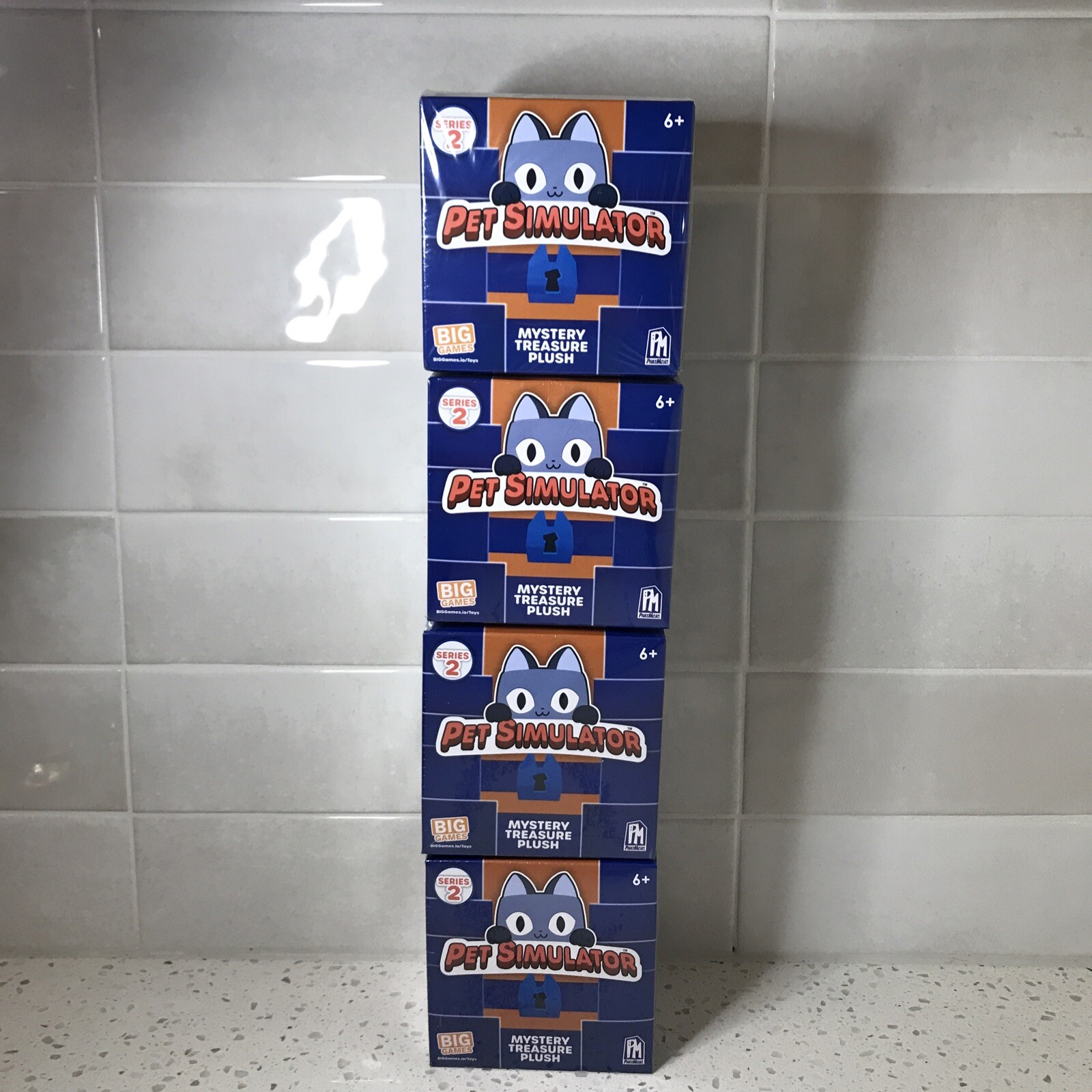 Pet Simulator Series 2 Treasure Plush Collection Lot of 4 Sealed Blind Boxes