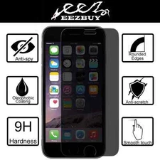2 Pack Anti-Spy Privacy Tempered Glass Screen Protector for iPhone SE 2020 New