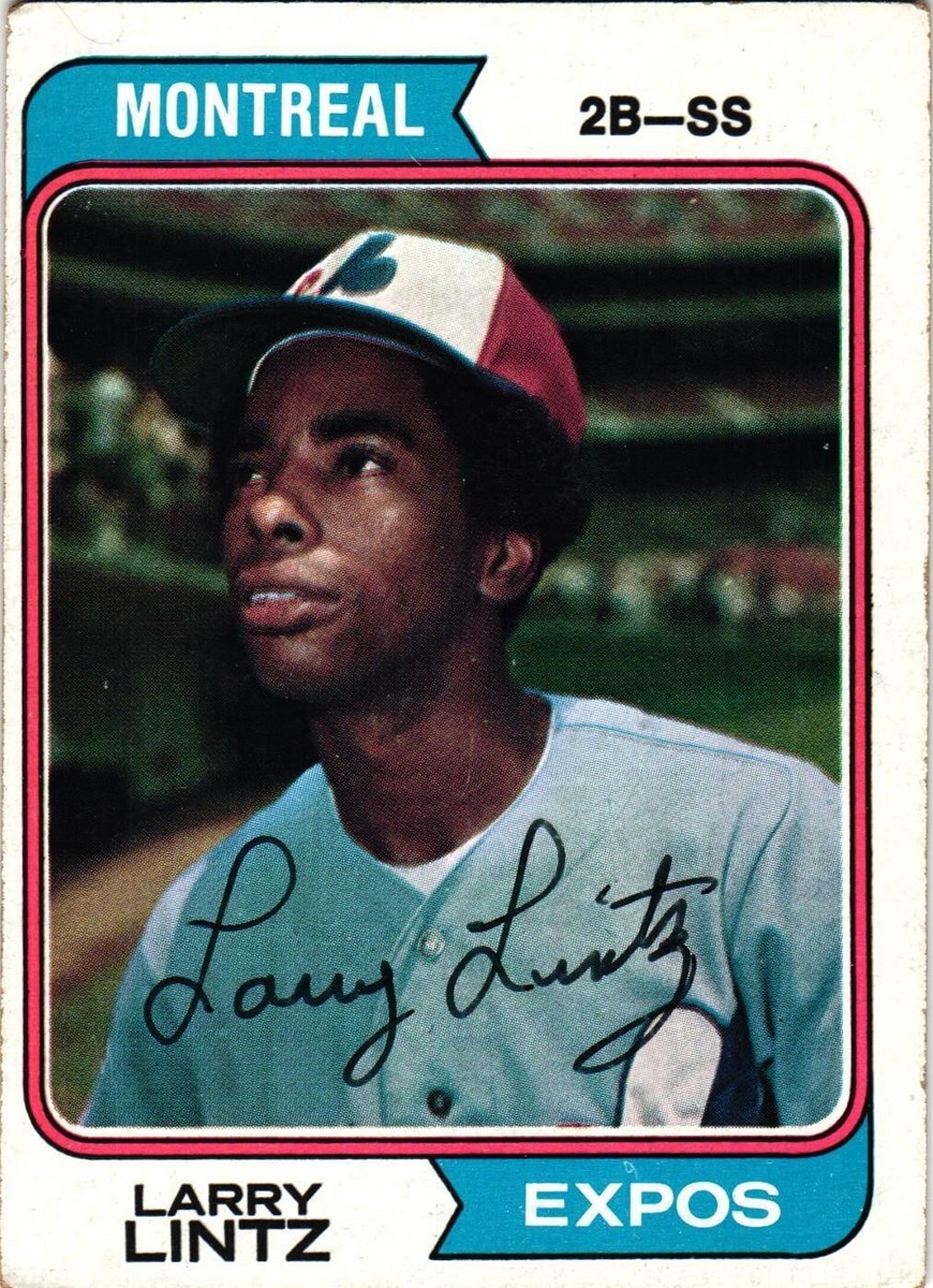 Larry Lintz #121 Signed 1974 Topps MLB Autographed Baseball Card