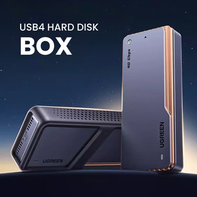UGREEN USB4 portable hard drive box m2 external compatibility with lightning 4/3