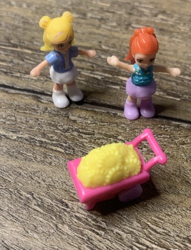 Polly Pocket Pocket World Lil’ Ladybug Jardín Compacto 2 Micro Muñecas Completo - Imagen 3 de 5