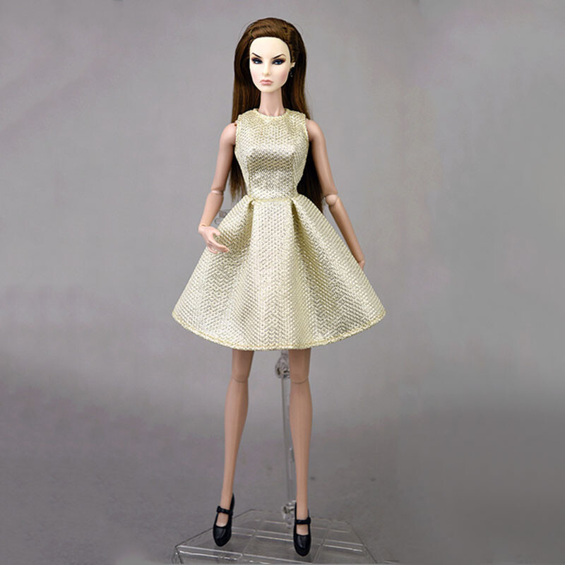 Fashion Doll Clothes For 11.5" 1/6 Dolls O-Neck Backless Party Dress  Outfits Toy | eBay