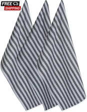 DII Cotton Decorative Farmhouse Chic Geometric Dish Towels, (18X28, Set of 3), O