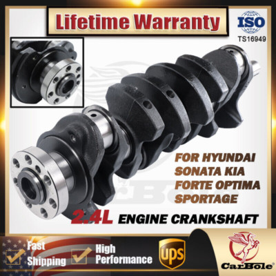 For Hyundai Sonata Kia Forte Optima Sportage 2.4L Engine Crankshaft 23111-2G200