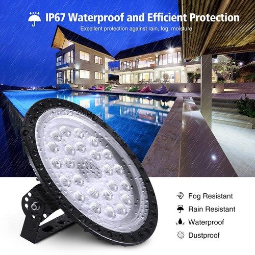 500W 300W 200W 100W Watt UFO LED High Bay Light Warehouse Led Shop Light Fixture - Picture 8 of 17