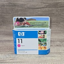 HP 11 Genuine Ink Cartridge Magenta 1100 1200 NEW EXP 08/2006