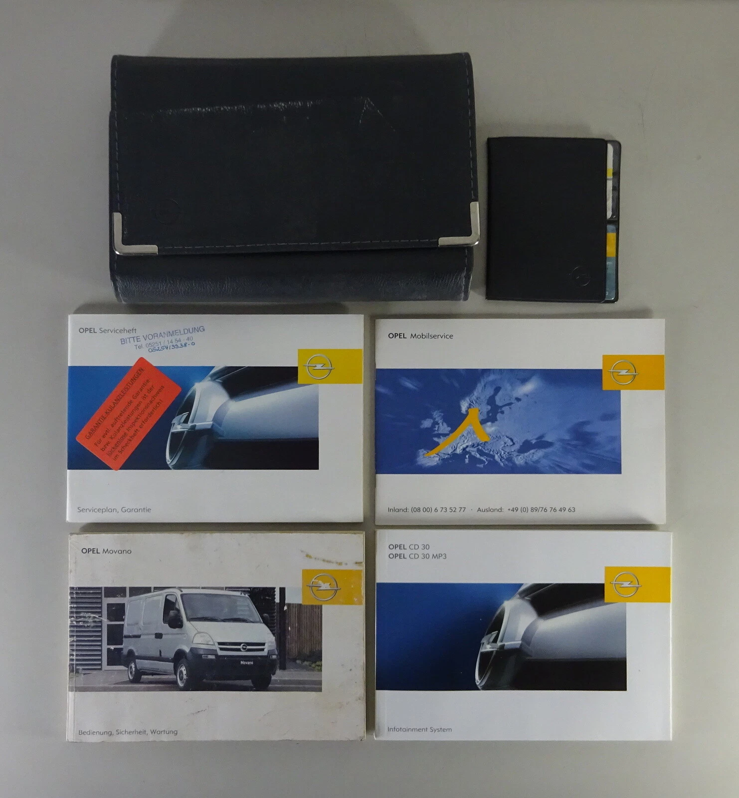 Document Kit + Operating/Manual Opel Movano A Transporter Stand 09/2003