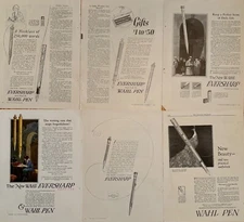 Wahl Eversharp, Onoto De La Rue & Swan Fountain Pen Ads 1920's (8)