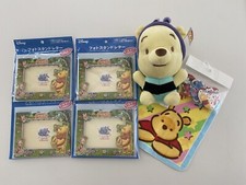 Winnie the Pooh stuffed toy photo stand letter set