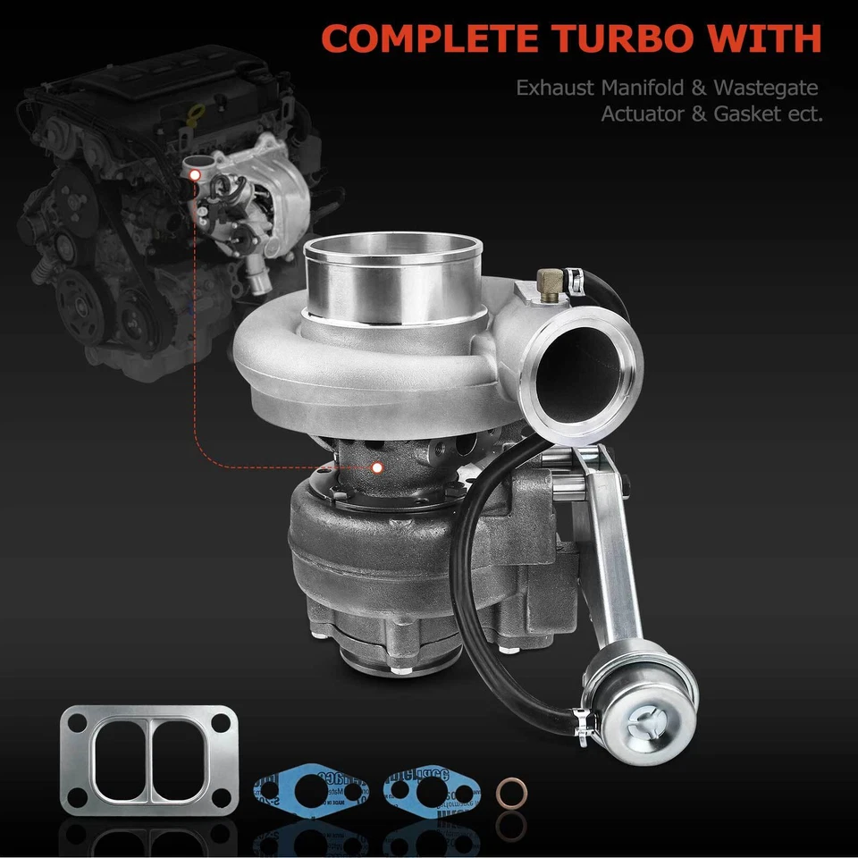 Turbocompressor para Dodge Ram 2500 Ram 3500 1996-1998 6BTAA HX35W automático - Imagem 2 de 4