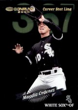 2001 Donruss Magglio Ordonez 2000 Donruss Variation Career Stat Line 014/193