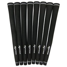 8 Piece Karma Black Men's Midsize Golf Grips Pro Velvet Mid Size Grip Set Pack