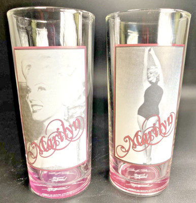 Marylin Monroe Highball Glasses Set of Two
