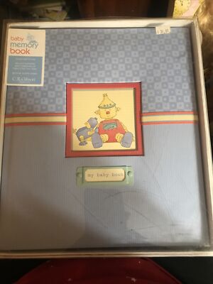 C R Gibson Memory Book Baby Bots Artist Cathy Heck Studio Design New