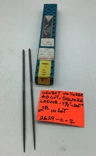 Grobet Vallorbe Square File, #0 Cut, 8” OA (2 Pc In Lot)  2629 C - 2