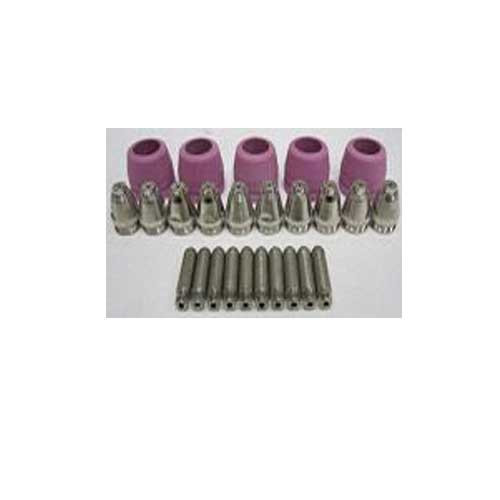 Plasma Cutter Torch AG-60 SG-55 Consumables Kit: 25 pc