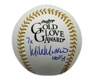 Mike Mussina Autographed/Inscr Gold Glove Award Baseball Orioles PSA/DNA 177768