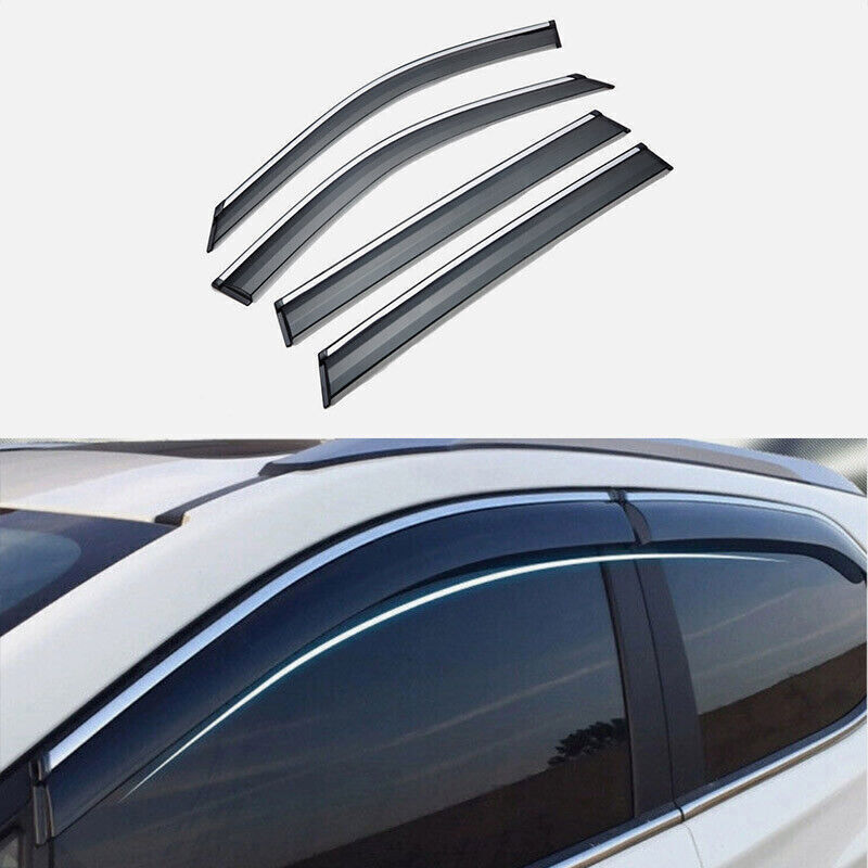 Car Window Wind Visors Sun Rain Guard Vent Deflectors For Cadillac CT5 2020-2024