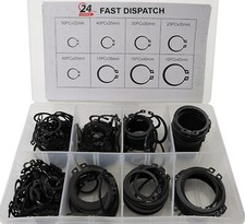 Large External Circlips 20 – 45mm External Circlip  Assortment Set 250pcs