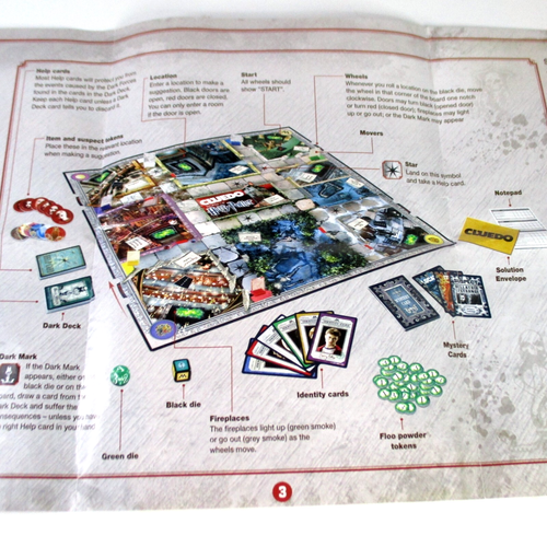 World of Harry Potter Cluedo - Repuestos - Manual de instrucciones - Imagen 2 de 2